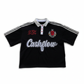 Cashflow Archive Playground Polo black on white background